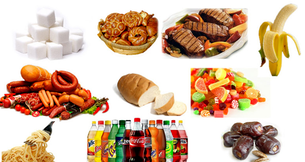 No uztura izslēdziet pārtikas produktus ar augstu glikēmisko indeksu